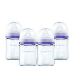 Glass Baby Bottles 5oz (4 pack)